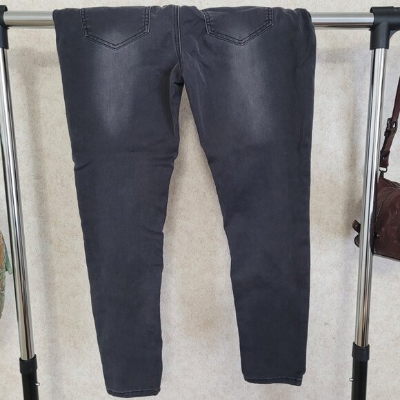 Black Skinny Jeans Size 11 Love Fire - Picture 11 of 12